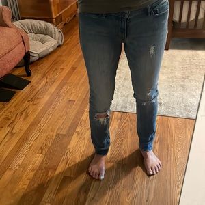 Levi distressed jeans
